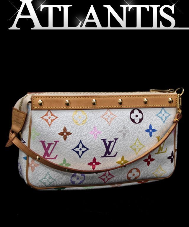 ルイヴィトン Louis Vuitton ポシェットアクセソワール アクセサリーポーチ マルチカラー ブロン M92649 【71667】