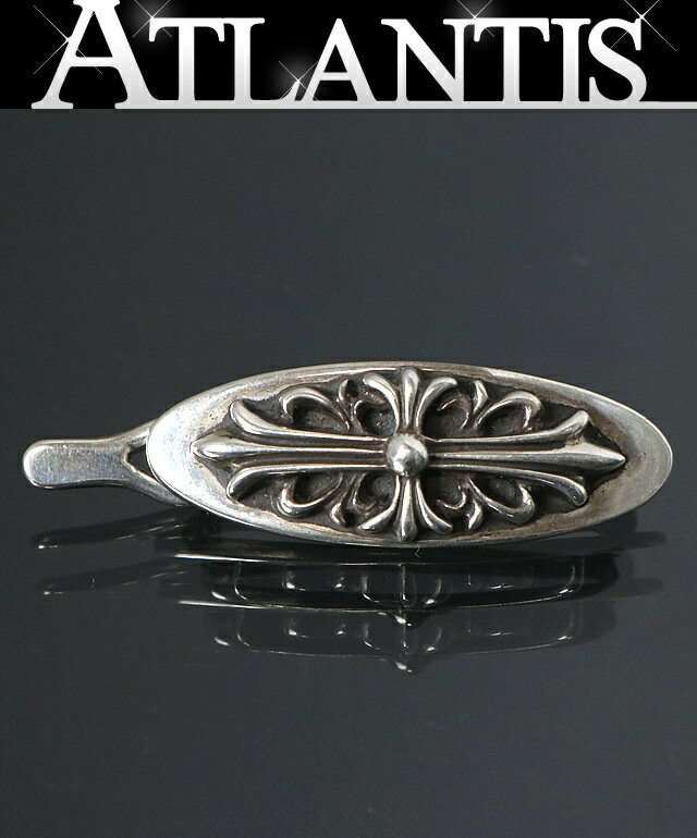 CHROME HEARTS 銀座店 クロムハーツ フローラルクロス バレッタ ヘアアクセ シルバー SV925 100091