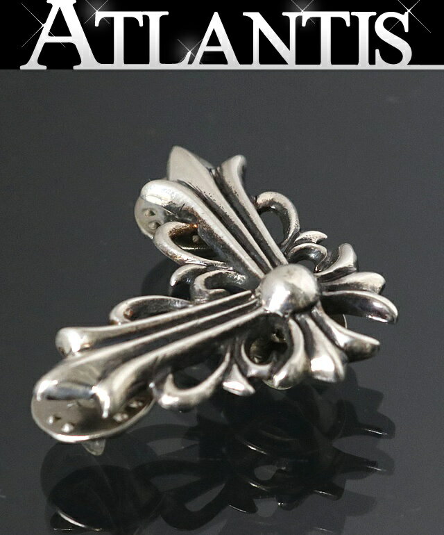 CHROME HEARTS 銀座店 クロムハーツ スティック ピン ラ－ジ フローラルクロスコーナー シルバー SV925 100079