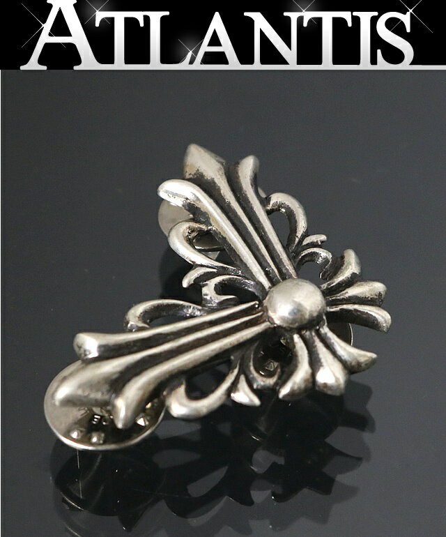 CHROME HEARTS 銀座店 クロムハーツ スティック ピン ラ－ジ フローラルクロスコーナー シルバー SV925 100080
