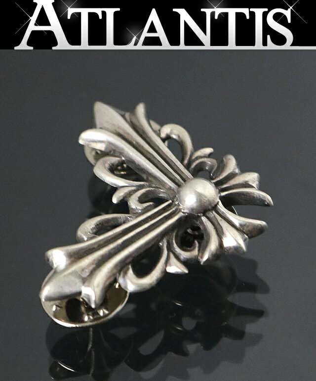 CHROME HEARTS 銀座店 クロムハーツ スティック ピン ラ－ジ フローラルクロスコーナー シルバー SV925 100081