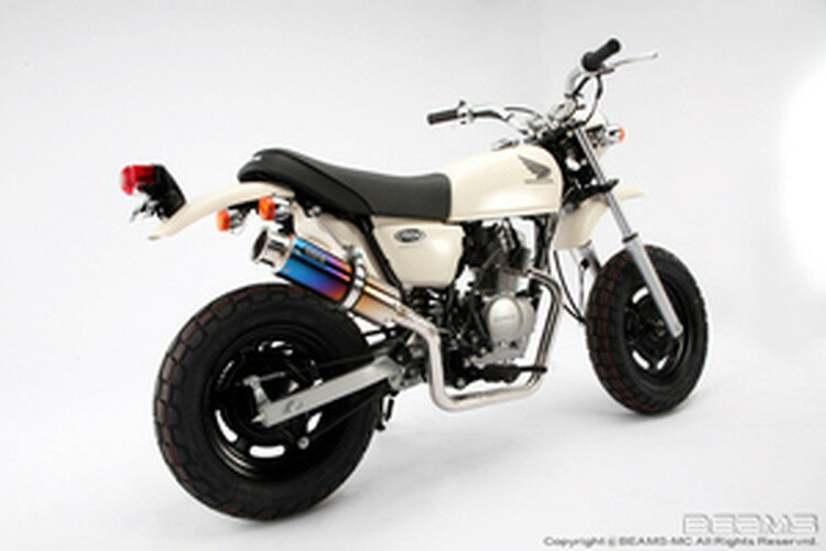 BEAMS マフラー B115-09-003 APE100 エイプ HC07 SS300チタン アップタイプ ビームス