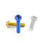 PROTI 64チタンボルト H2_ Engine Left_Generator cover_pos 92154D_8pc/Set