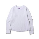 THE NORTH FACE PURPLE LABEL CREW NECK THERMAL (UEm[XEtFCX p[v[x N[lbN T[})WHITE Y TVc 19SS-I