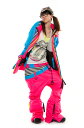 ★好評により追加生産決定！スノーボードウェア上下セット atmys zipper blue×pink アトマイズ ジッパー ブルー×ピンク 追加生産分発売開始メーカー直営店！スノーボードウェアatmys zipper blue×pink