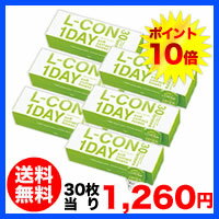 L-CON　1DAY6箱セット※新パッケージの90枚パックで送らせて頂く場合もございます。予めご了承の上、ご注文頂けますよう御願い致します。商品内容に変わりはございません。