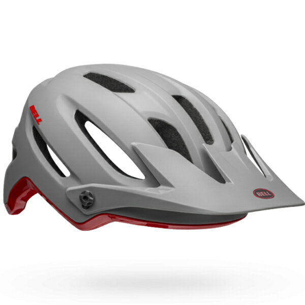 BELL ベル ヘルメット 4フォーティー ミップス BELL 4 FORTY MIPS Lサイズ(58-62cm) 7101803 グレー/クリムゾンの画像
