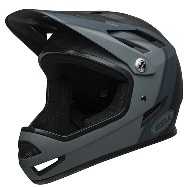 ベル BMX フルフェイス ヘルメット サンクション BELL SANCTION マット ブラック プレゼンス Lサイズ(58-60cm) 7100134の画像