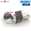 【世界一やわらかいゴルフボール】 ウィルソン ゴルフ NEW DX2 SOFT ゴルフボール ホワイト Wilson Staff【ウィルソン】【ゴルフボール】