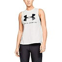 【中古】【輸入品・未使用未開封】Under Armour UA Sportstyle Graphic Muscle XL Onyx White