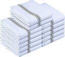 【中古】【輸入品・未使用未開封】Utopia Towels キッチンタオル 12枚パック 15 x 25インチ コットンディッシュタオル ティータオル バータオル グレー