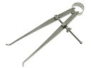 【中古】【輸入品・未使用未開封】Starrett 73A-8 Solid Nut Inside Spring Caliper Steel Flat Leg 0-6 Range by Starrett