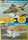    AiEgpJ Revell A-6E Intruder F-105D Thunderchief Value Pack Model Kit [sAi]