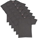 【中古】【輸入品・未使用未開封】Hanes メンズ ComfortSoft Tシャツ (6着パック) US サイズ: L カラー: グレイ