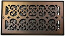 【中古】【輸入品・未使用未開封】Decor Gratesスクロールスチールメッキアンティーク壁登録 6 inch X 12 inch FBA_sp612w-a 1
