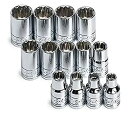 【中古】【輸入品・未使用未開封】SK Hand Tool 89023 13Pc. Met Socket Set