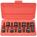 【中古】【輸入品・未使用未開封】Neiko Pro 01143B 1/2インチドライブXZNトリプルスクエアスプラインドライバーインパクトソケットセットCr-Mo、8ピース