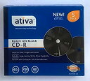 【ポイントアップ中！】【中古】【輸入品・未使用未開封】Ativa ブランクブラックオンブラックCD 5パック