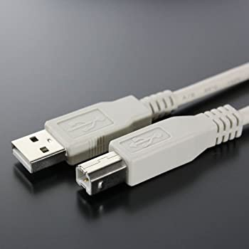 【中古】【未使用】タローズTARO'S <strong>USB2.0</strong>ケーブル USBプリンターケーブル A-Bタイプ ライトグレー 1.8m CBUSB-AB-1.8M エコ簡易パッケージ