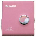 【中古】SHARP　シャープ　MD-DS30-P　ピンク　1ビットデジタルアンプ搭載　ポータブルMDプレイヤー　MDLP対応