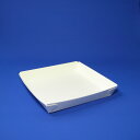正方形スナックトレイ無地 150×150×25mm 600枚入り 耐水・耐油スナック四角形容器 SS-6 【テイクアウト・イベント・業務用・お祭り・使い捨て食品容器】