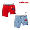 5%OFF //ミキハウス正規販売店/ミキハウス mikihouse プッチー バスモチーフ6分丈パンツ(80cm・90cm)