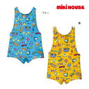 ミキハウス正規販売店/ミキハウス mikihouse プッチー 総柄グレコ水着(80cm・90cm)