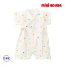 ミキハウスファースト【MIKI HOUSE FIRST】金魚&どうぶつ柄甚平オール〈SS-M(50cm-80cm)〉