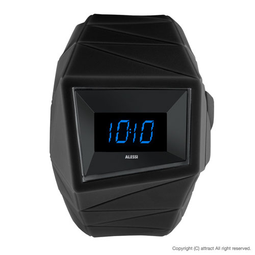 【送料無料】アレッシィ ウオッチ/ALESSI WATCHESdaytimer 腕時計(AL22000)(ブラック)【smtb-KD】