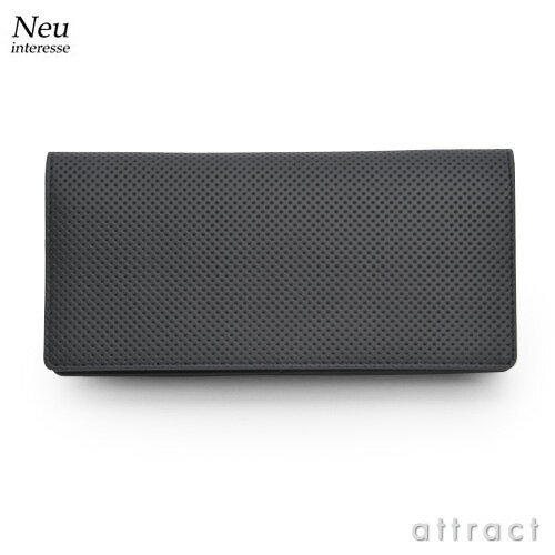 【送料無料】 MORPHO/モルフォ Neu interesse/ノイ インテレッセ Degree/ディグリー No.103890 長財布(通しマチ束入れ) ハイブリッドレザー×バッファローカーフ カラー：ブラック (ウォレット・革小物) 