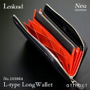 モルフォ Morpho Neu interesse ノイ インテレッセ Lenkrad レンクラッド No.103864 ハニーセル 長財布 L字ラウンドファスナー束入 ハイブリッドレザー×牛革 カラー:全2色 ロングウォレット YKK 【smtb-KD】