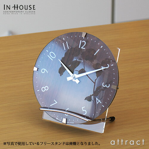 【送料無料】IN HOUSE/インハウスDOME CLOCK/ドームクロック(S) Φ16cm壁掛け時計カラー：ウォルナット、ビーチウッド、ホワイト(英国製/ウォールクロック)(新築祝/結婚祝/ギフト)※フリースタンド取扱終了