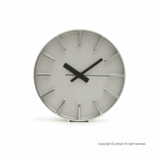 【送料無料】【ラッピング可能】 Lemnos/レムノスedge clock/エッジクロックAZ-0116Sサイズ アルミニウム置時計/壁掛け時計/掛時計/時計/ウォールクロックデザイン：AZUMI(インテリア/デザイン/雑貨)