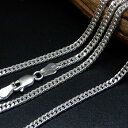 ダブル 喜平チェーン 45cm シルバーネックレス メンズネ...