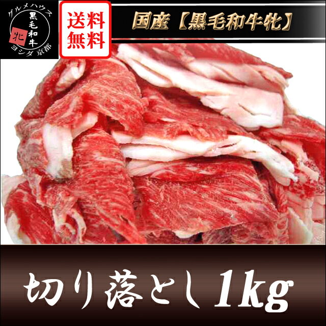 【送料無料】 黒毛和牛 切り落とし1kg 切り落し わけあり 訳あり 端っこ はしっこ 切落し B級グルメ 即日発送 即日配送 A4 A5 すき焼き すき焼 ギフト 家庭料理 お取り寄せグルメ 激ウマグルメ あす楽対応 開店セール1101【SBZcou1208】10P123Aug12