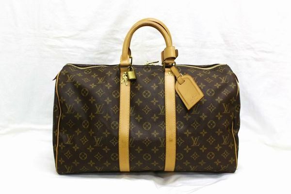 LOUIS VUITTON ルイ・ヴィトン モノグラム キーポル 45 【中古】 【送料無料】 【質屋出店】 【旅行かばん】 【ボストンバッグ】  