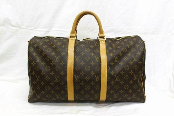 LOUIS VUITTON ルイ・ヴィトン モノグラム キーポル・バンドリエール 50 ショルダーストラップなし 【中古】 【送料無料】 【質屋出店】 【旅行鞄】 【ボストンバッグ】  