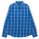 ショッピングLRG LRG L/S ブルー チェックシャツ '19ホリデー