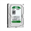 【送料無料】WD 内蔵HDD Green 3TB 3.5inch SATA3.0(SATA 6 Gb/s) 64MB Inteilipower 2年保証 WD30EZRX-1TBP