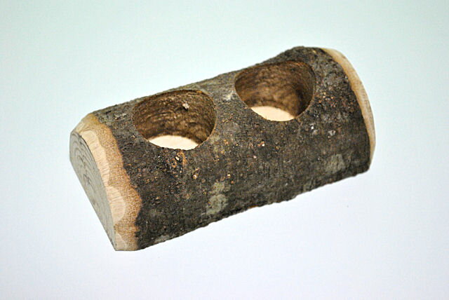 堅木・エサ皿16g（二穴）かまぼこ型