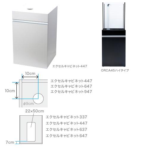 レッドシー　オルカ エクセルキャビネット947 ブラック