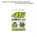 VR46 ヴァレンティーノ ロッシ スモールステッカー YAMAHA Q1G-YSK-348-000 あす楽対応(ポスト投函便)