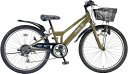 子供用自転車 JEEP JE-24S (オリーブ)