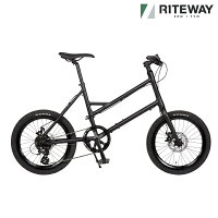 ミニベロ ライトウェイ グレイシア (マットブラック) 2020 RITEWAY GLACIER 小径自転車の画像