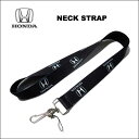 【ホンダロゴ ネックストラップ】Honda【BUCKLEDOWN社製】アメリカ直輸入IDカード・定期・パスケースなどにもストラップ付ネックピースバックルダウン社製★ネコポス発送可能★