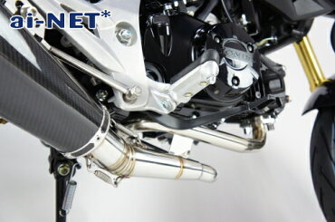 【セールポイント10倍】【1年保証付】【GROM用】GROM/MSX125用BALSマフラーaiNET製【キャンペーン参加で特典】
