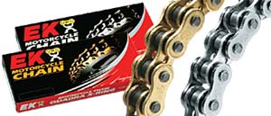 【EK】【江沼チェーン】　530ZVX2 (GP/GP)　530-110L　ゴールド QXリングチェーン