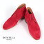 【在庫一点セール】秋冬OUTLET】【DI MELLA ディメッラ】1069 スエード チャッカブーツ ROSSO レッド DI MELLA/ディメッラ/SUEDE11/イタリア靴