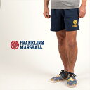 FRANKLIN MARSHALL<フランクリンマーシャル スウェット>【春夏】定番FRANKLIN MARSHALロゴ ハーフパンツ ネイビー 39181-2003-167