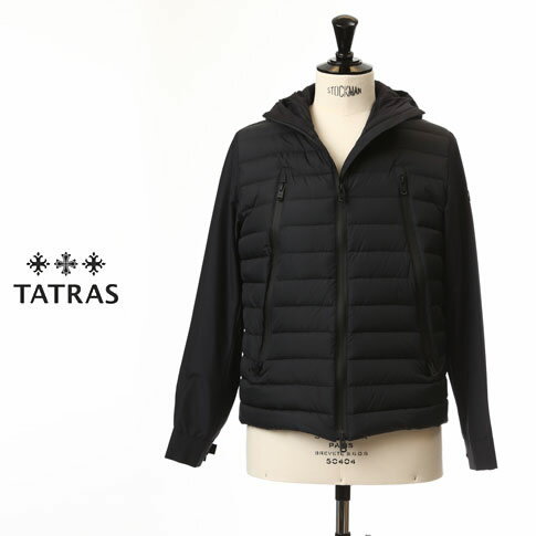 【秋冬OUTLET】タトラス ダウン メンズ TATRAS ダウン メンズ AMARANTO ナイロン ダウンジャケット MTK18A459 ブラック